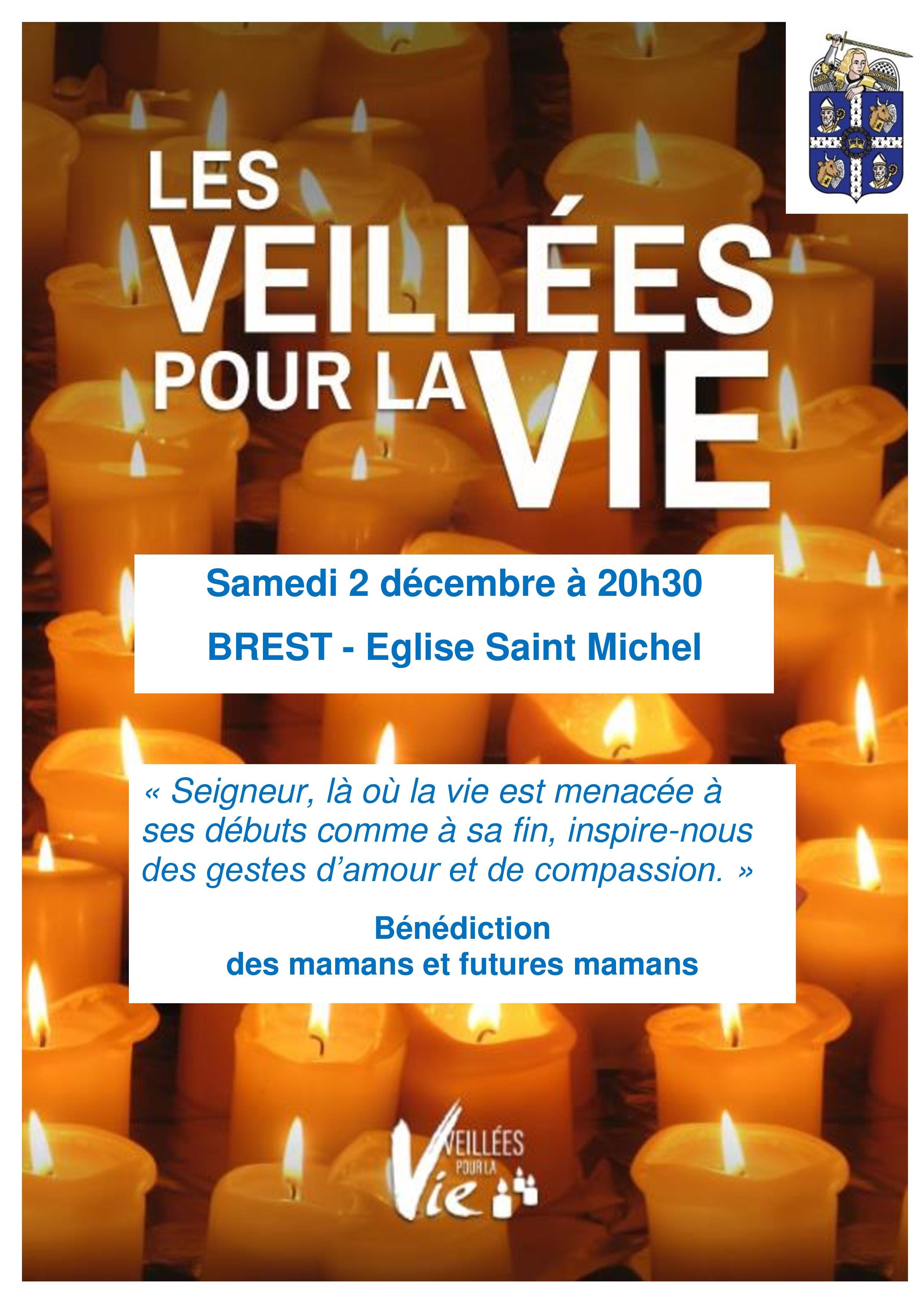 Veillée pour la Vie Brest Centre – église St Michel