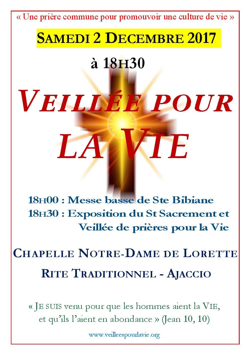 VEILLEE POUR LA VIE