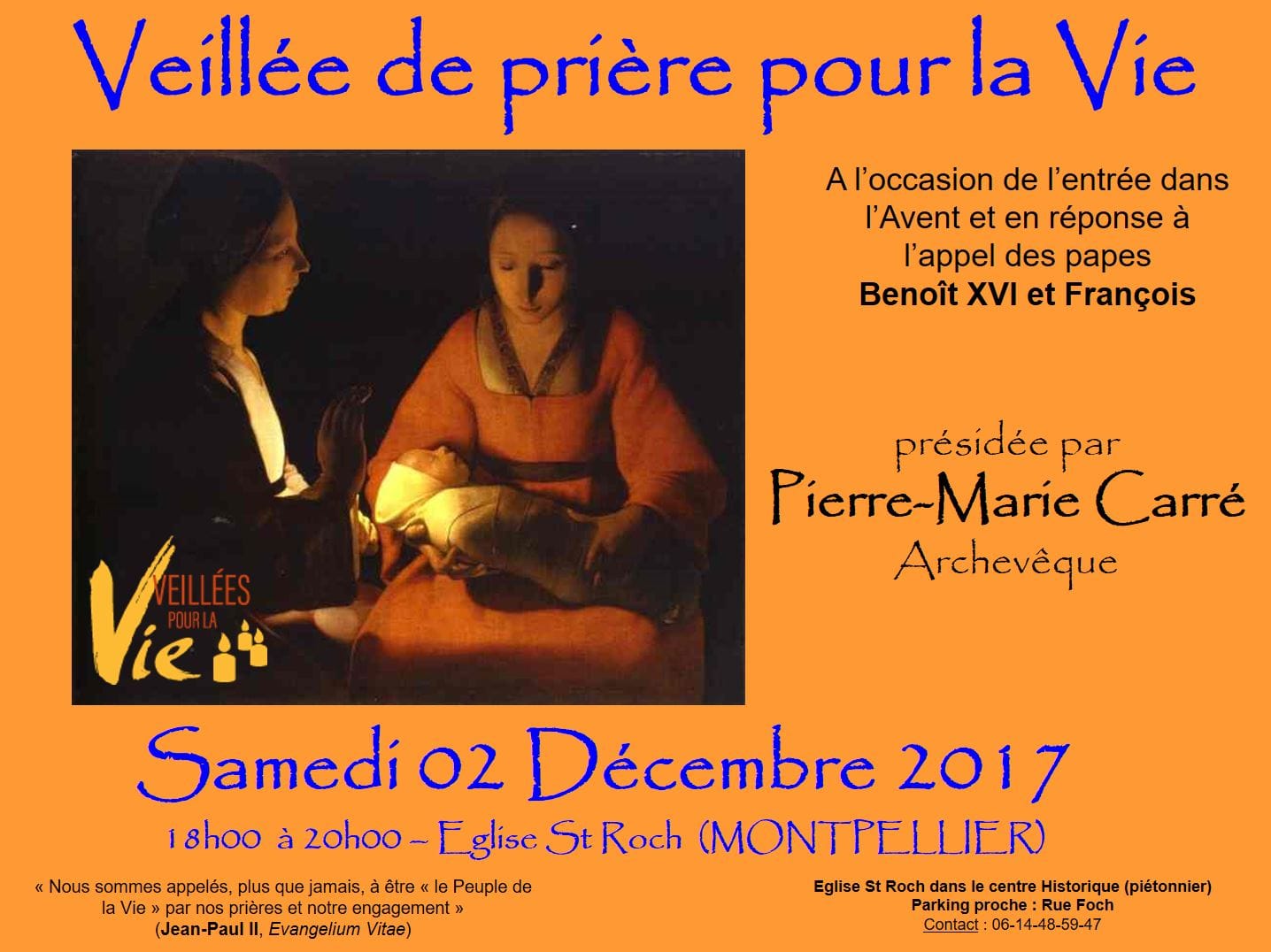MONTPELLIER - Veillée pour la Vie 2017