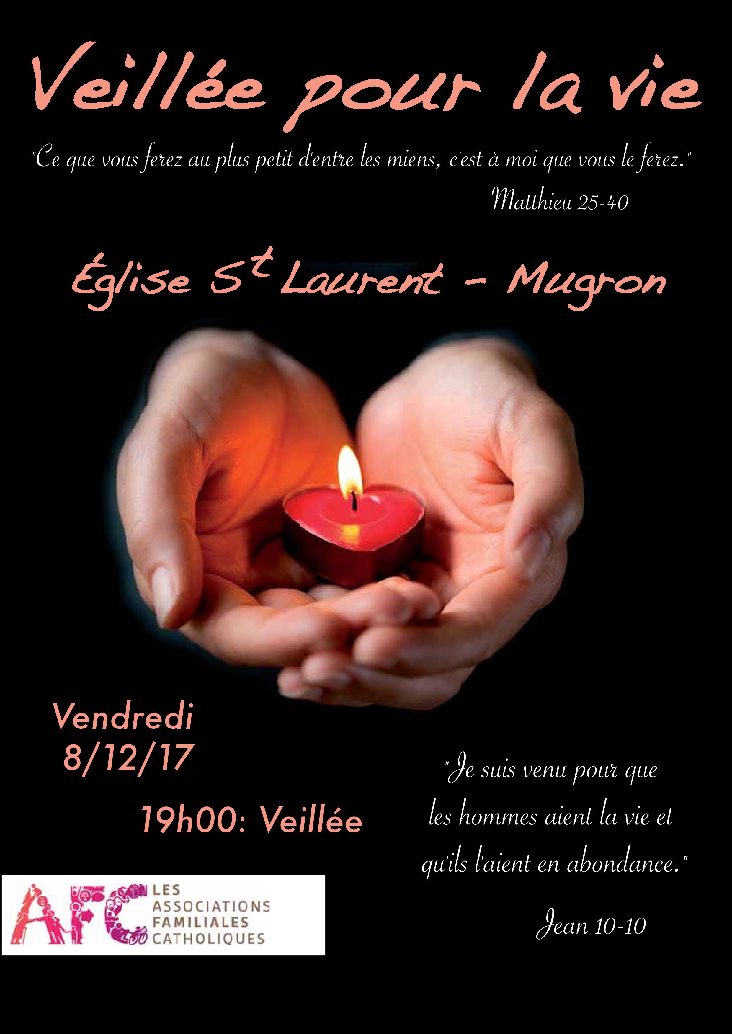 Veillée pour la Vie à Mugron