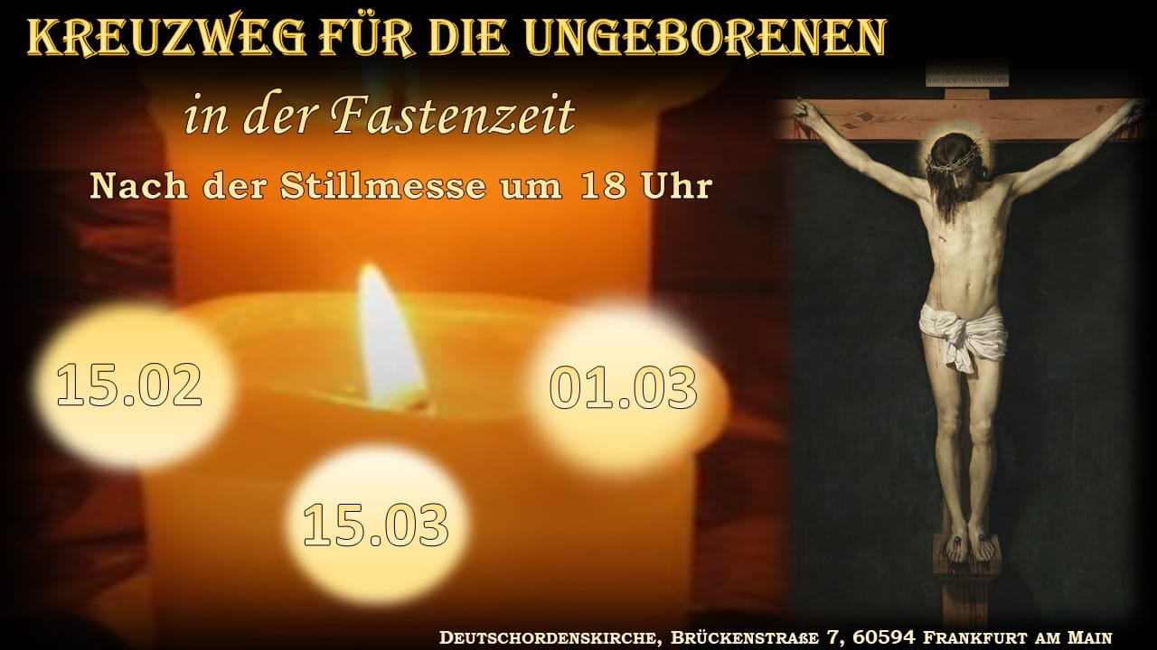 Chemin de croix pour la vie - Kreuzweg für die ungeborenen