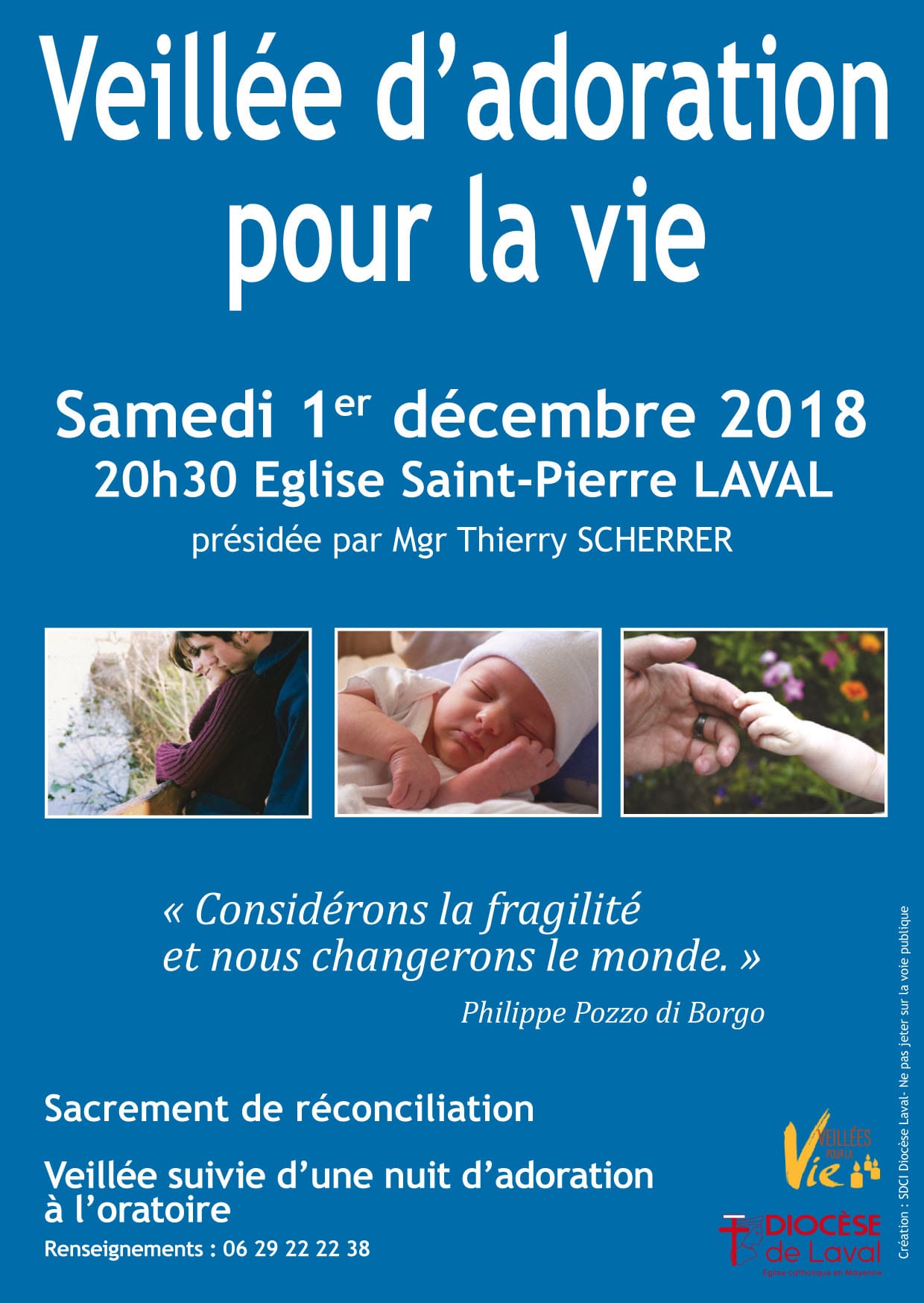 Veillée de prière et d’adoration pour la vie