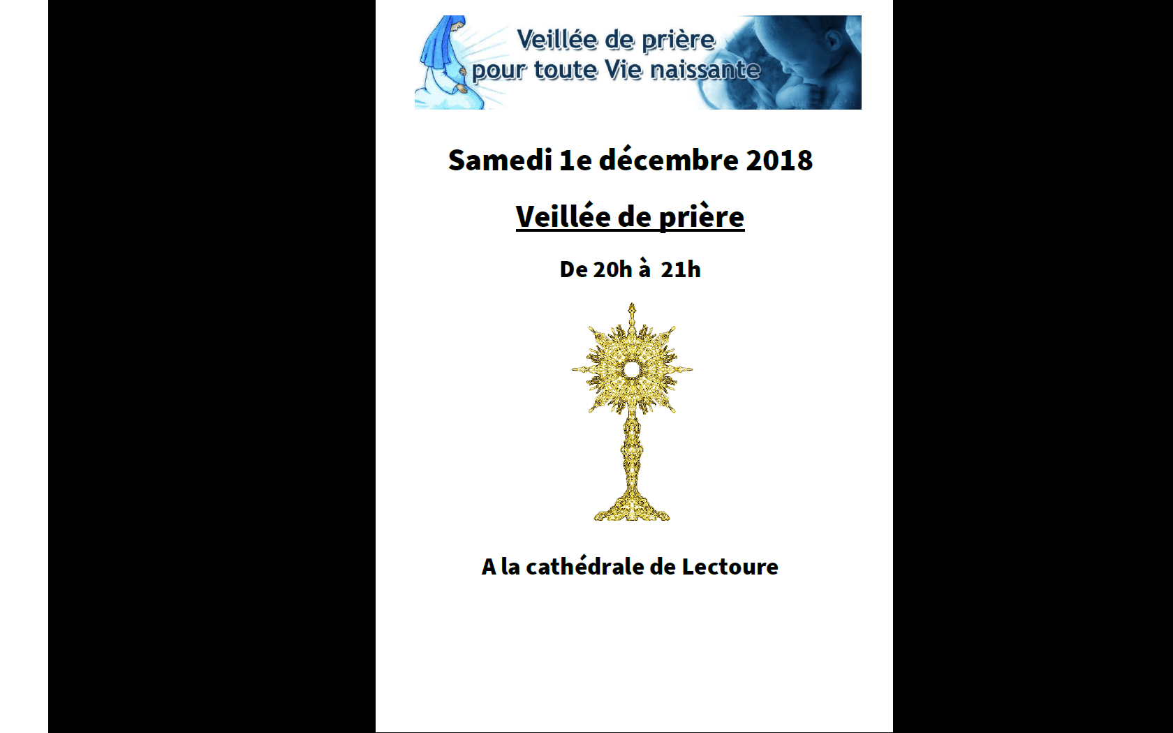 Veillée pour la Vie – Lectoure