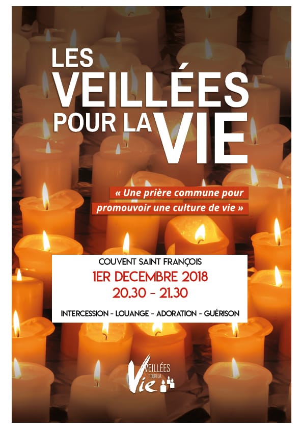 Veillée de prière pour la Vie à Lahamaide Belgique