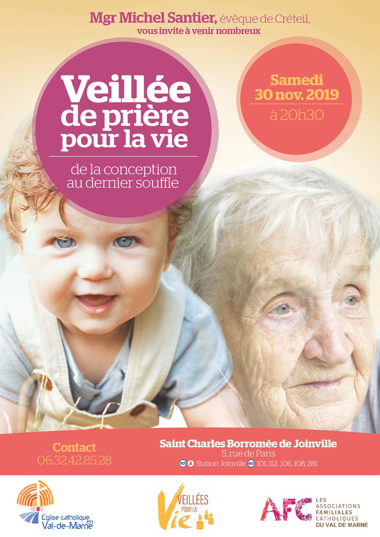 Veillée diocésaine de prière pour la vie à Joinville