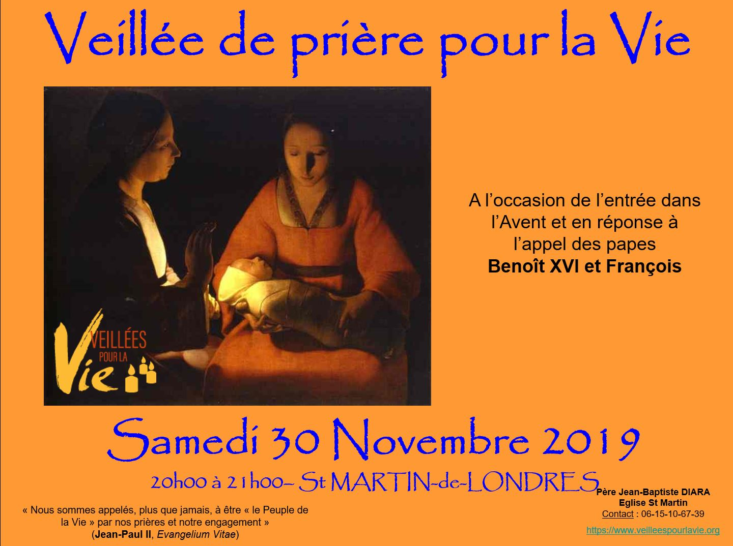 Veillée pour la Vie - St MARTIN-de-LONDRES (34)