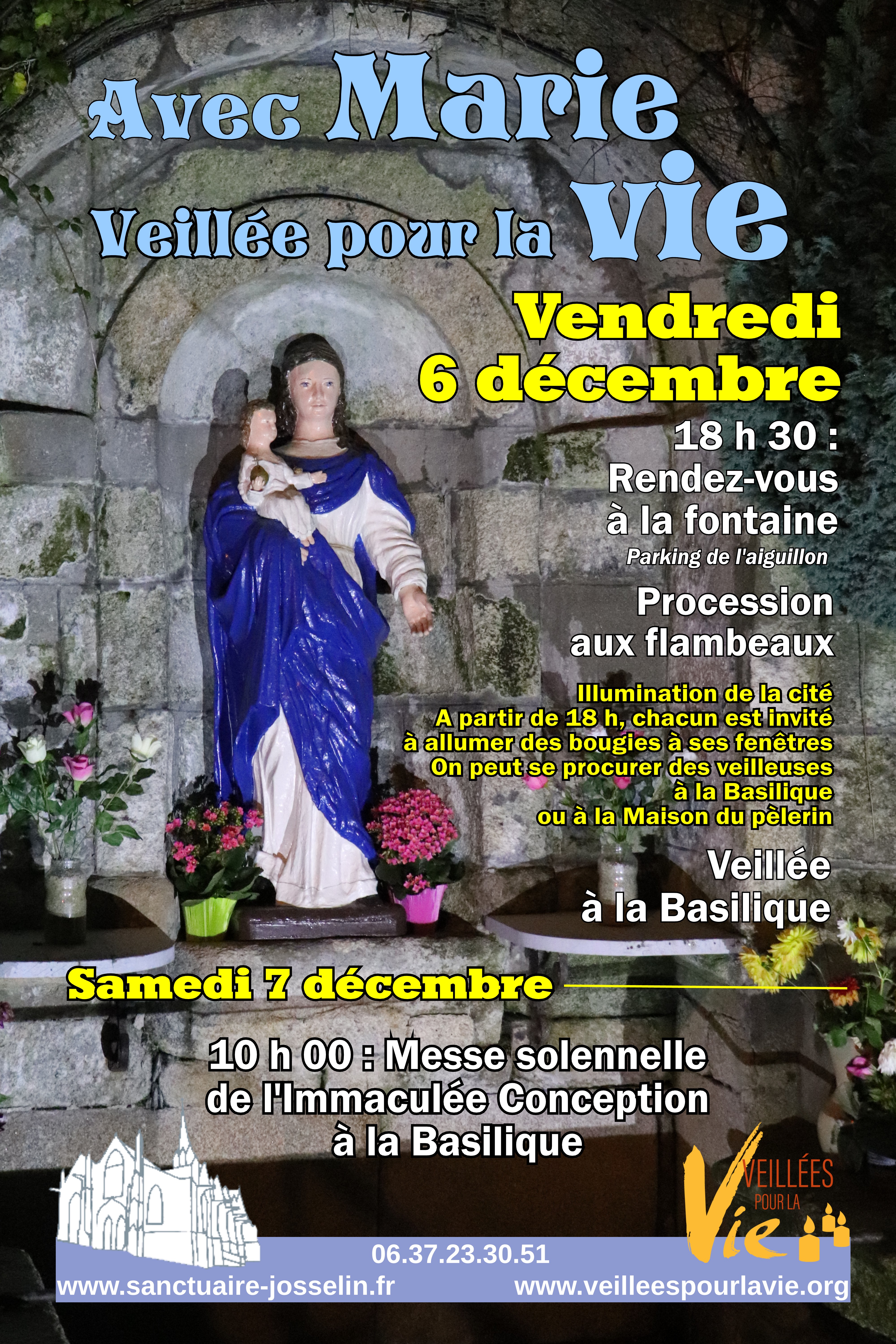 Avec Marie, Veillée pour la Vie !