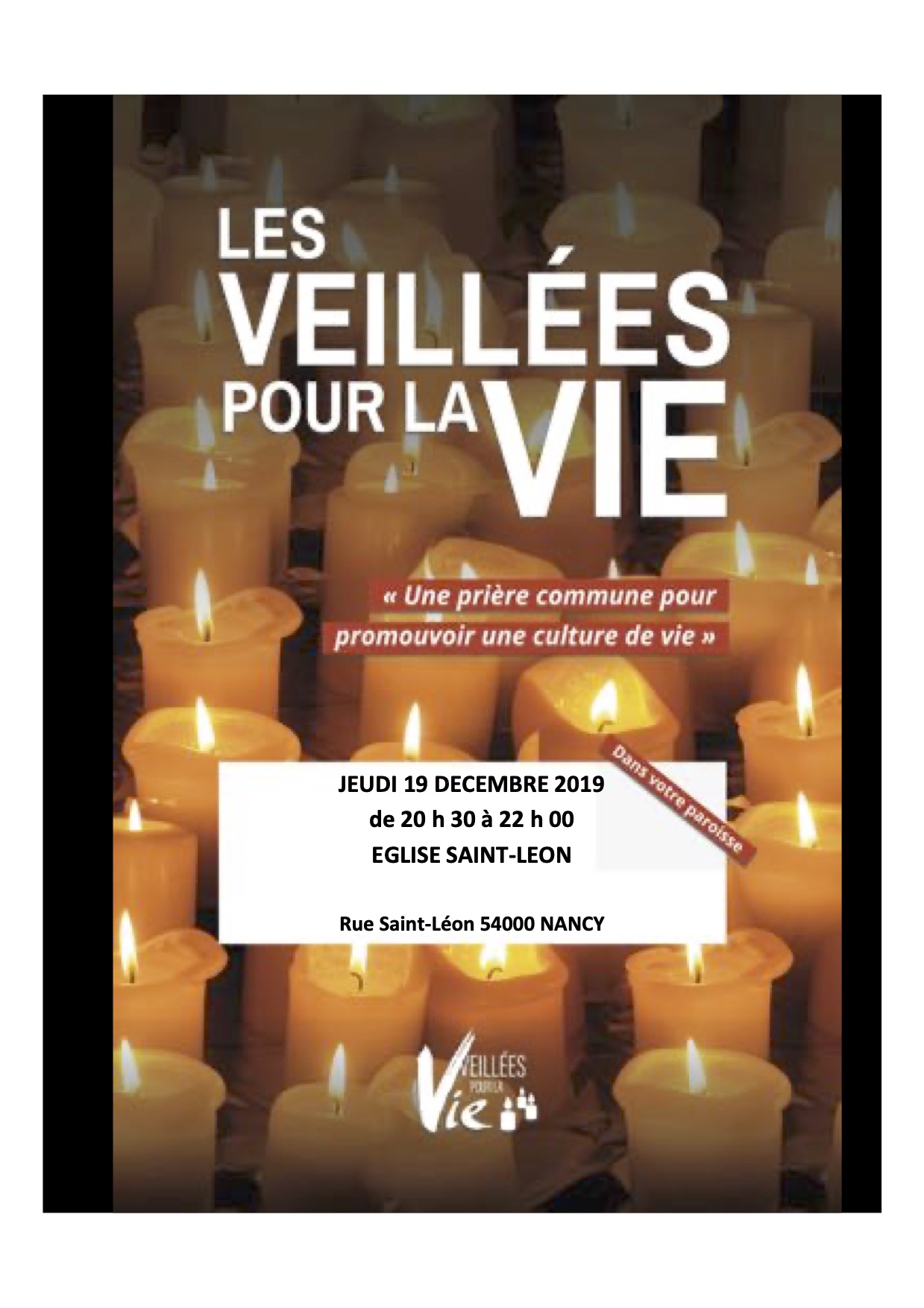 veillée pour la Vie