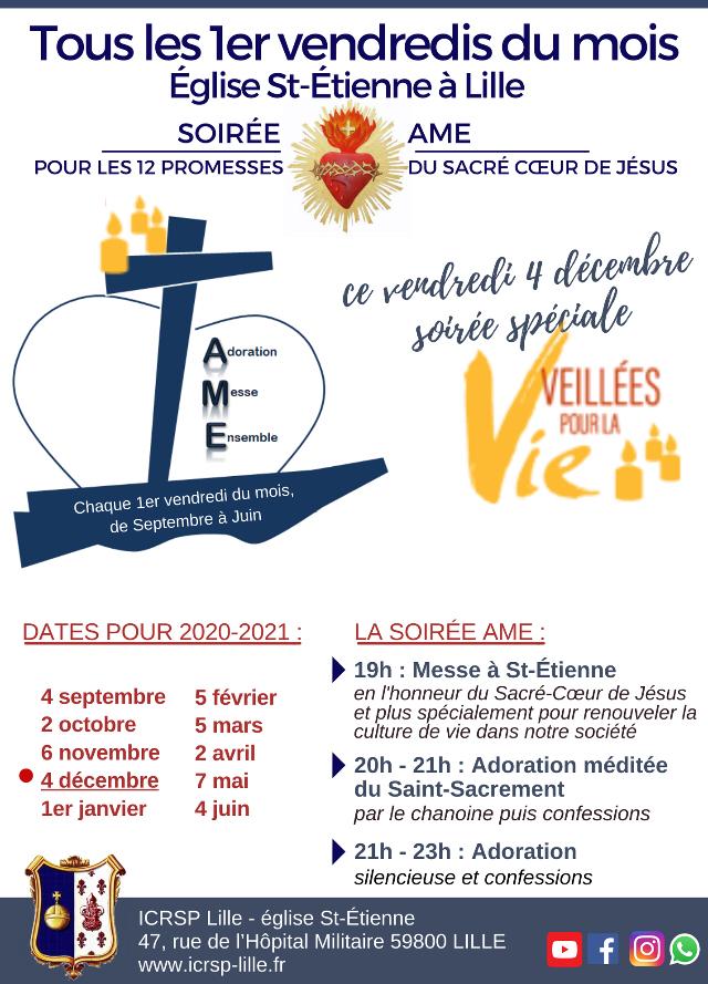 Soirée AME spéciale Veillée pour la vie