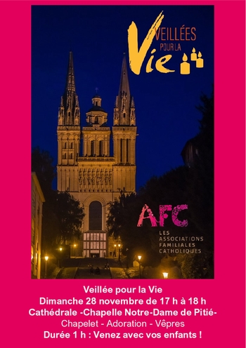 Veillée pour la Vie et la Famille – Paroisse Cathédrale d’Angers