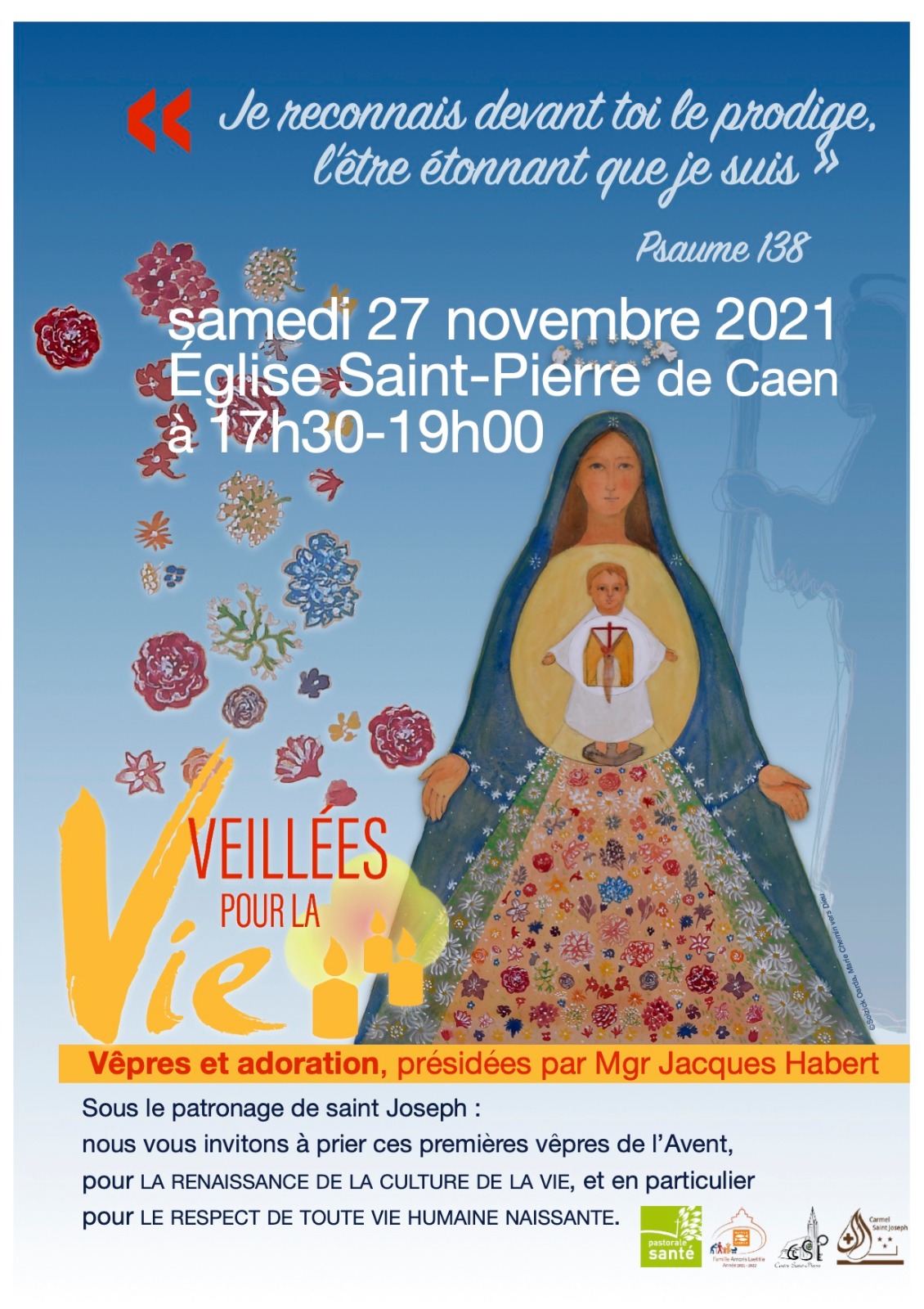 Veillée pour la vie Centre spirituel St Pierre