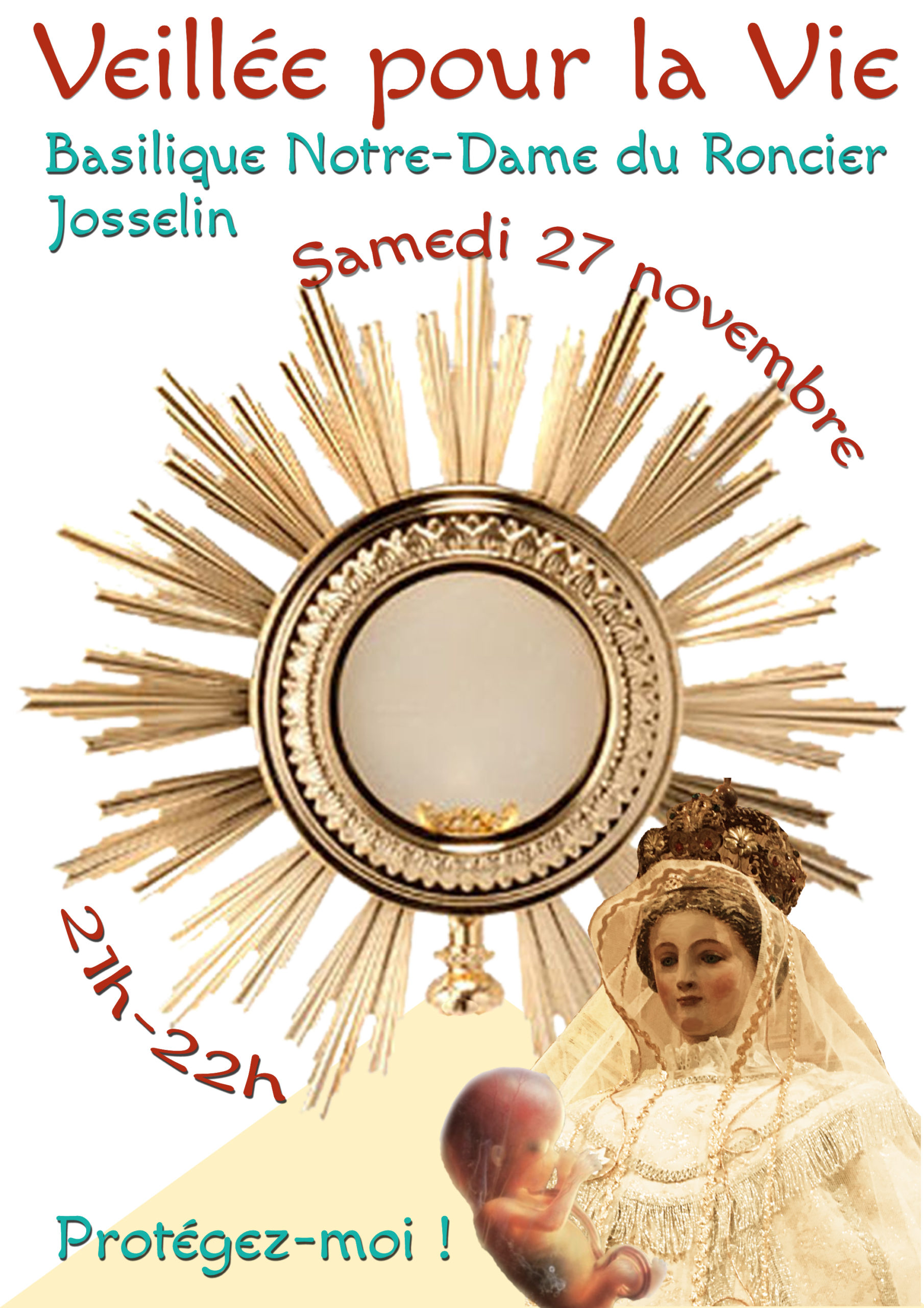 Veillée pour la Vie au Sanctuaire de Josselin