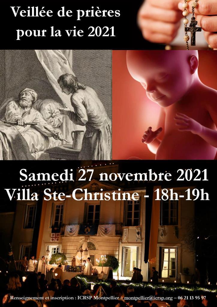 Veillée pour la Vie à Montpellier - ICRSP