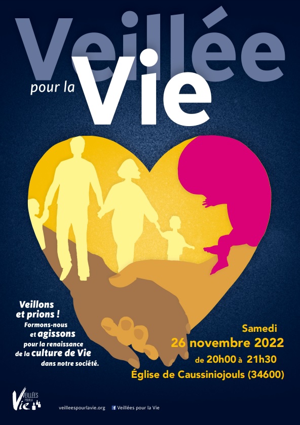 Veillée pour la Vie à Caussiniojouls