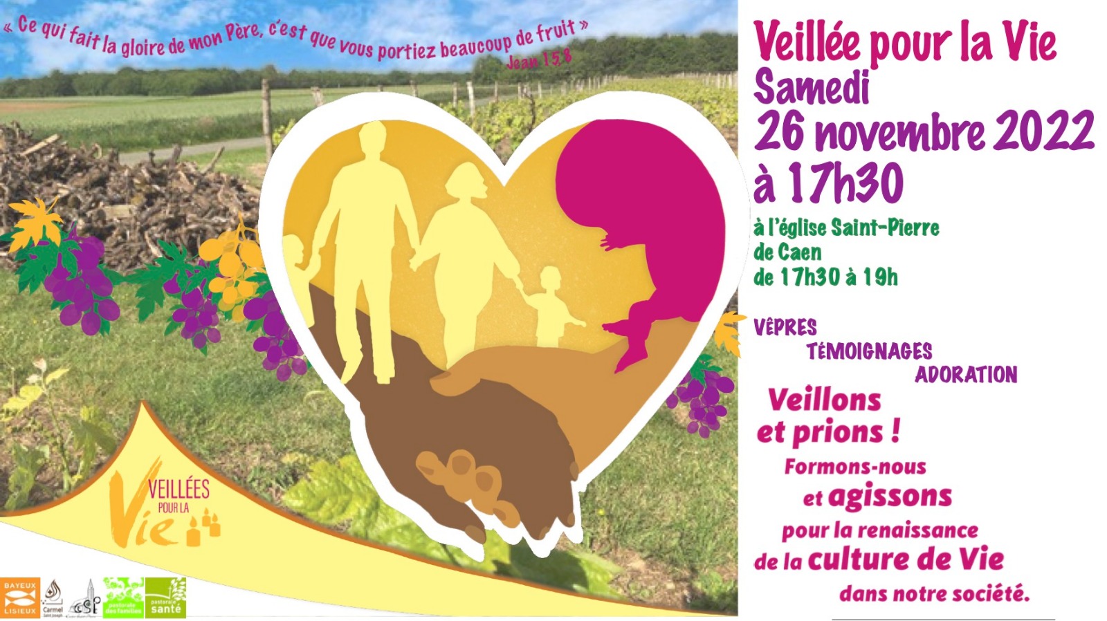 Veillée pour la Vie à l'église St Pierre de Caen