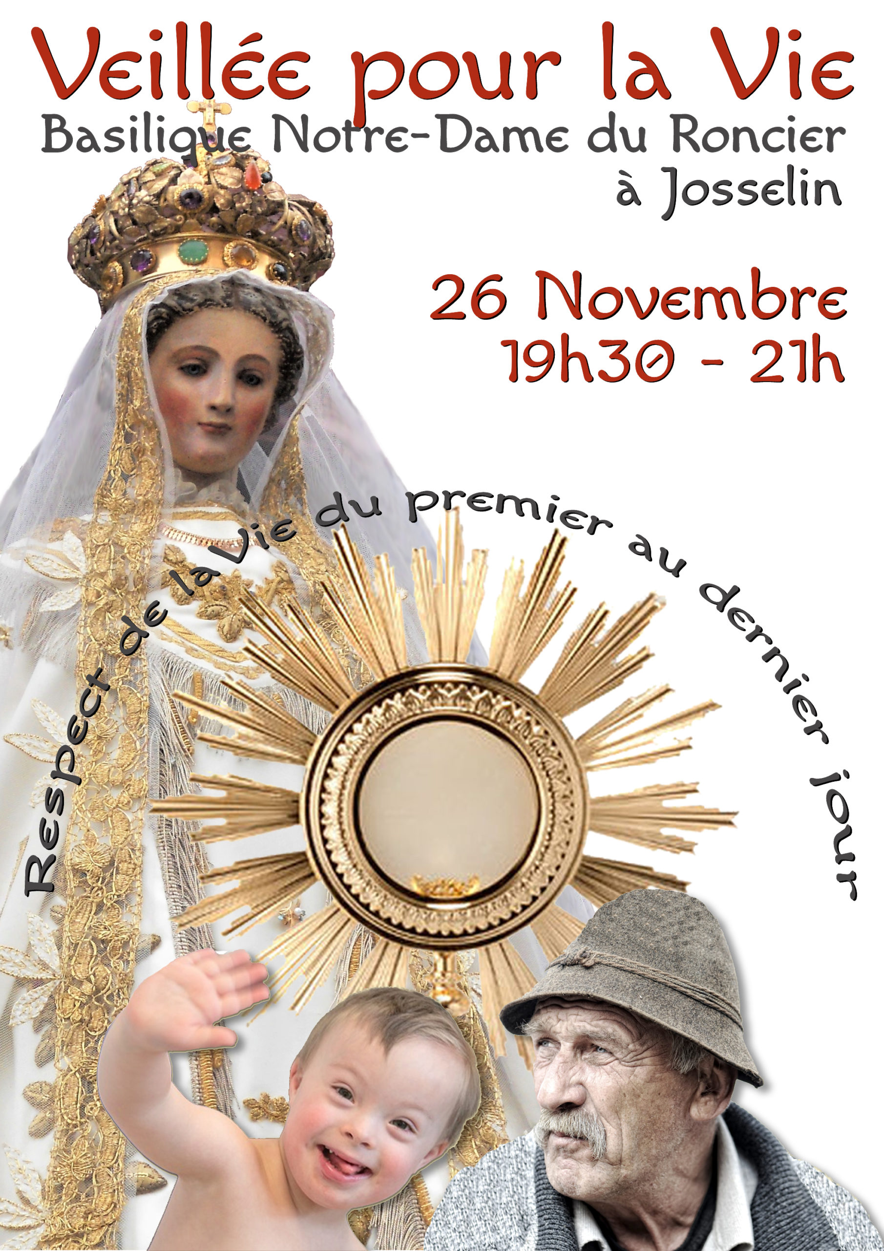 Veillée pour la Vie au Sanctuaire de Josselin