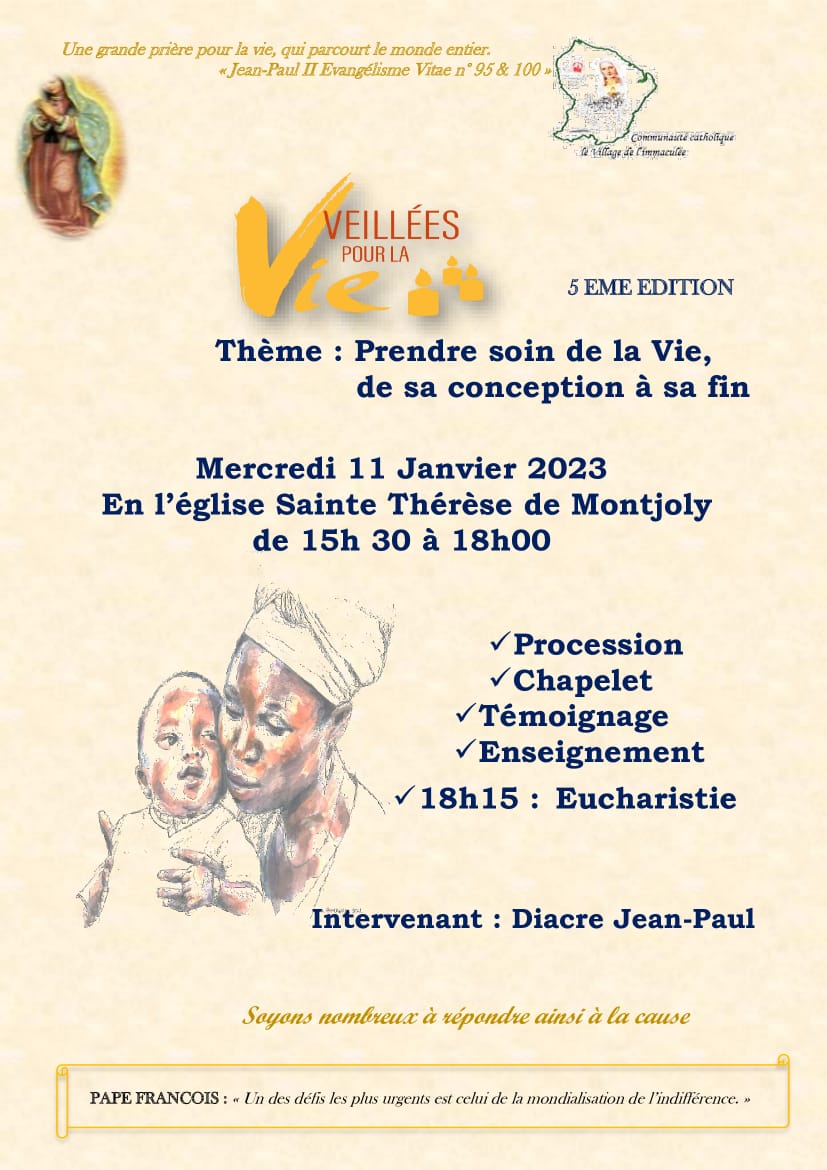 VEILLEE POUR LA VIE