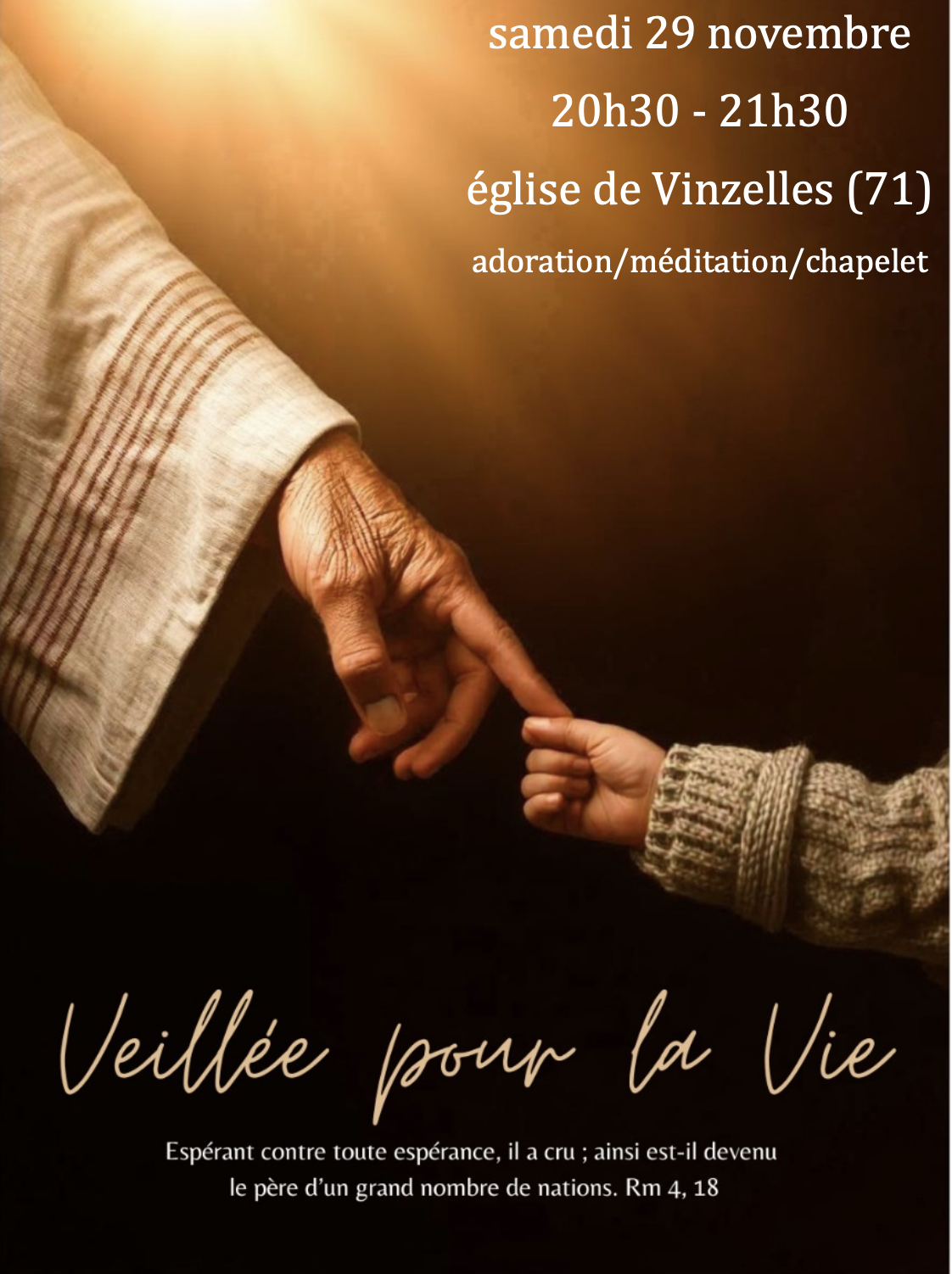 Veillée de prières pour la vie