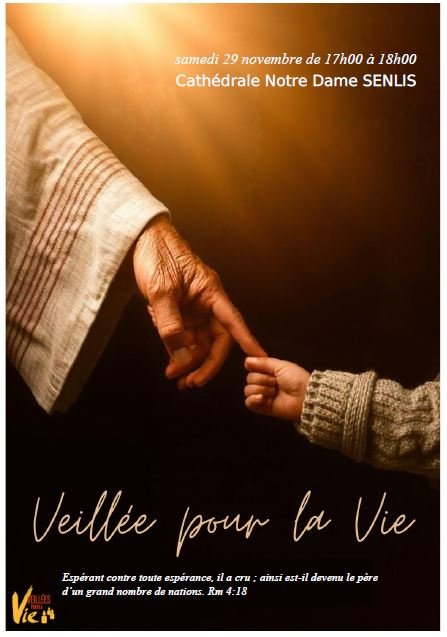 Veillée de prière pour la vie à Senlis