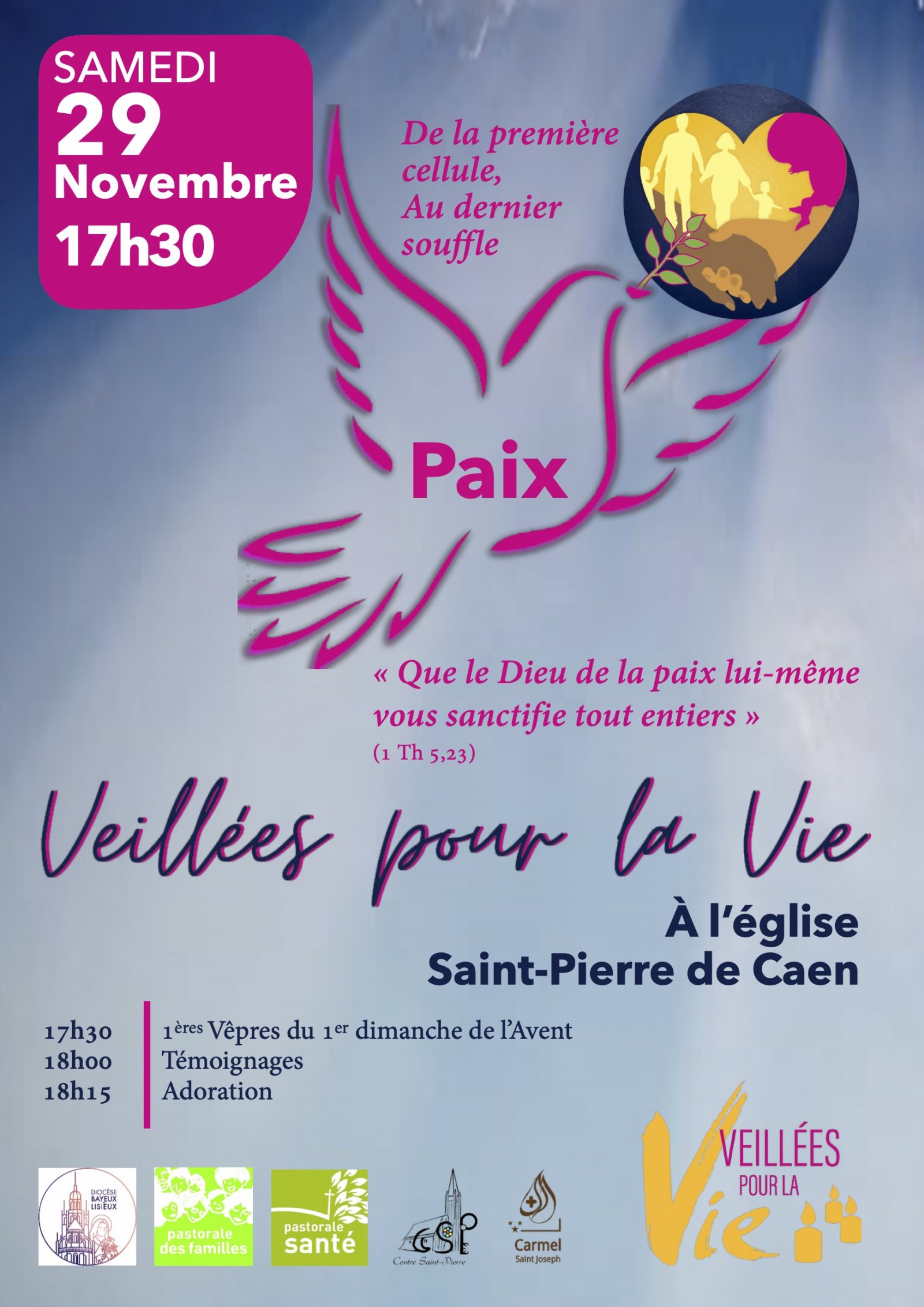 "Que le Dieu de la Paix vous sanctifie tout entiers"