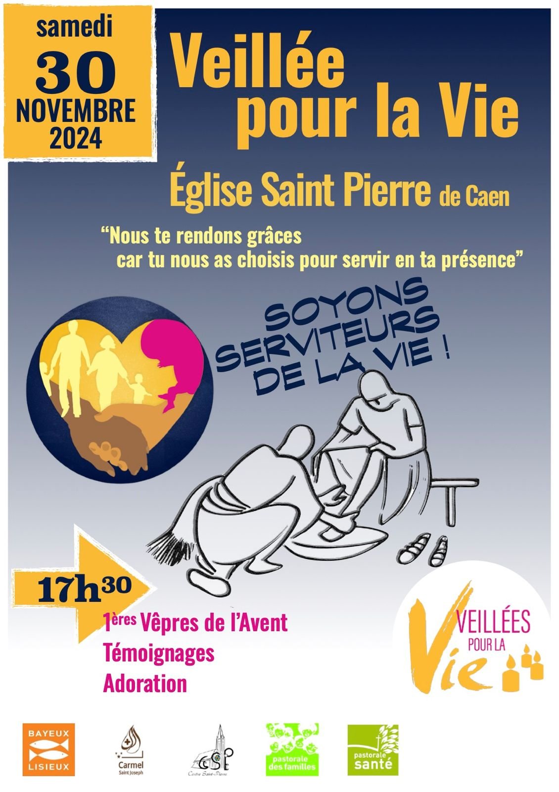 Nous te rendons grâces car tu nous as choisis pour servir en ta présence
