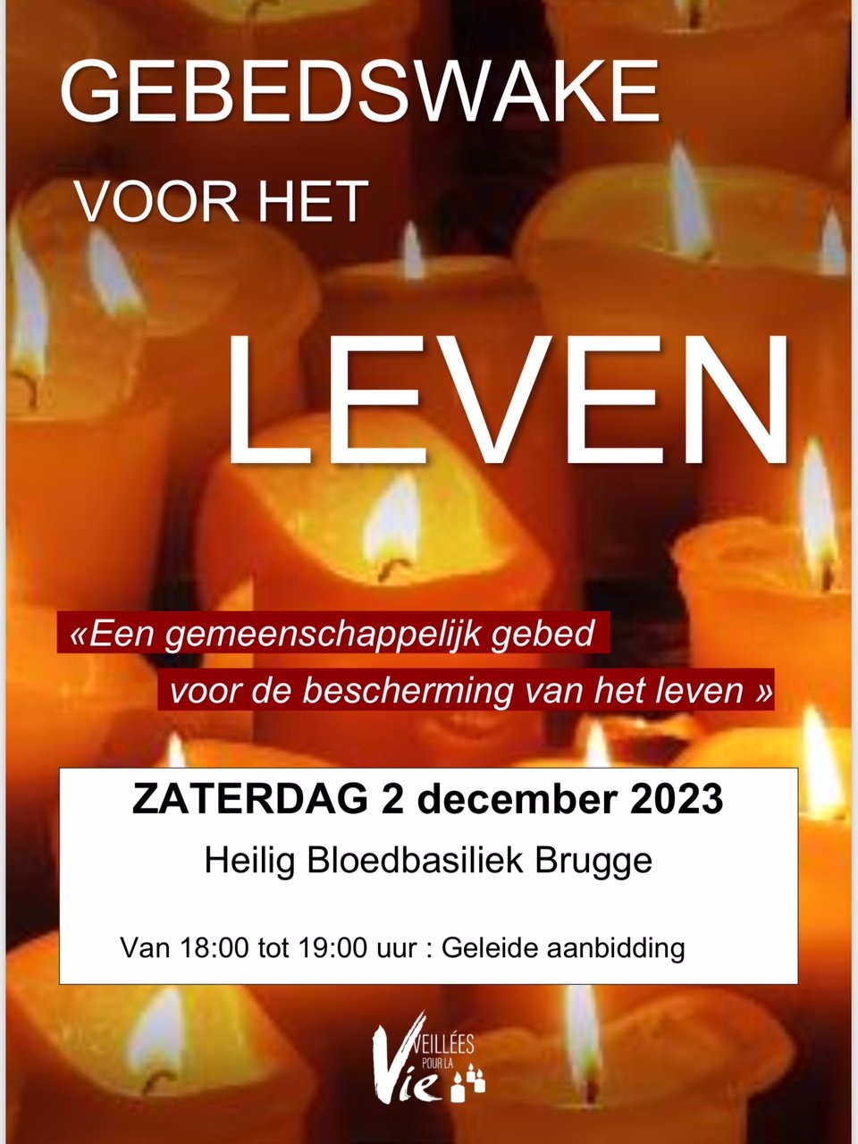 Gebedswake voor het leven