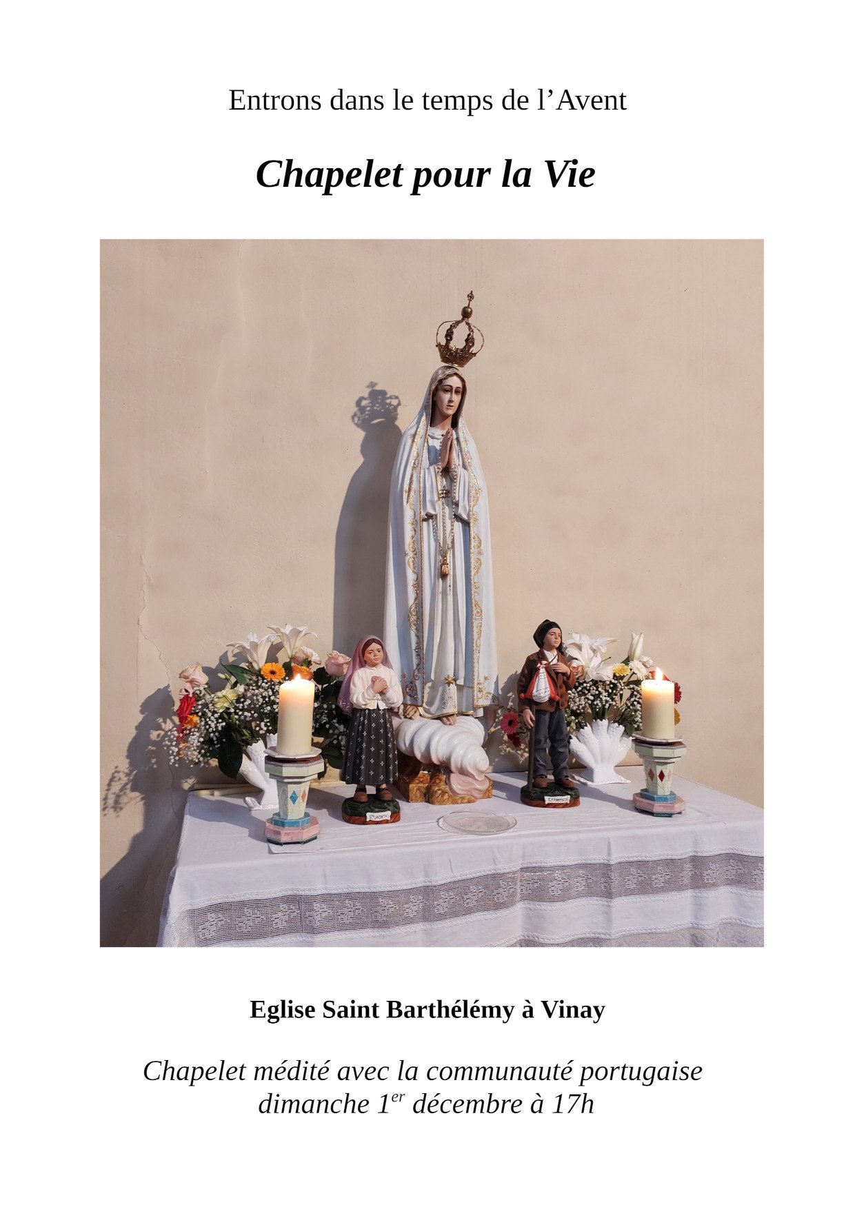 Chapelet pour la Vie