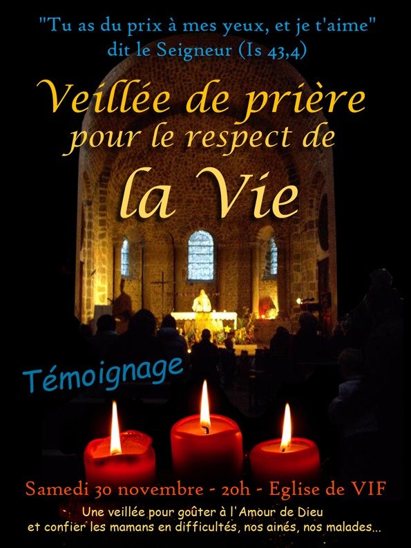 Veillée pour le respect de la vie