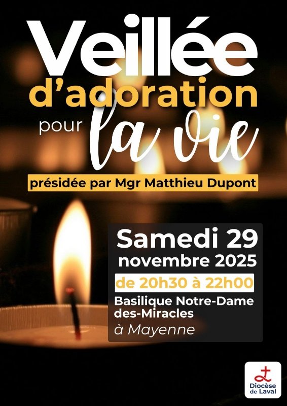 Veillée d'adoration pour la vie