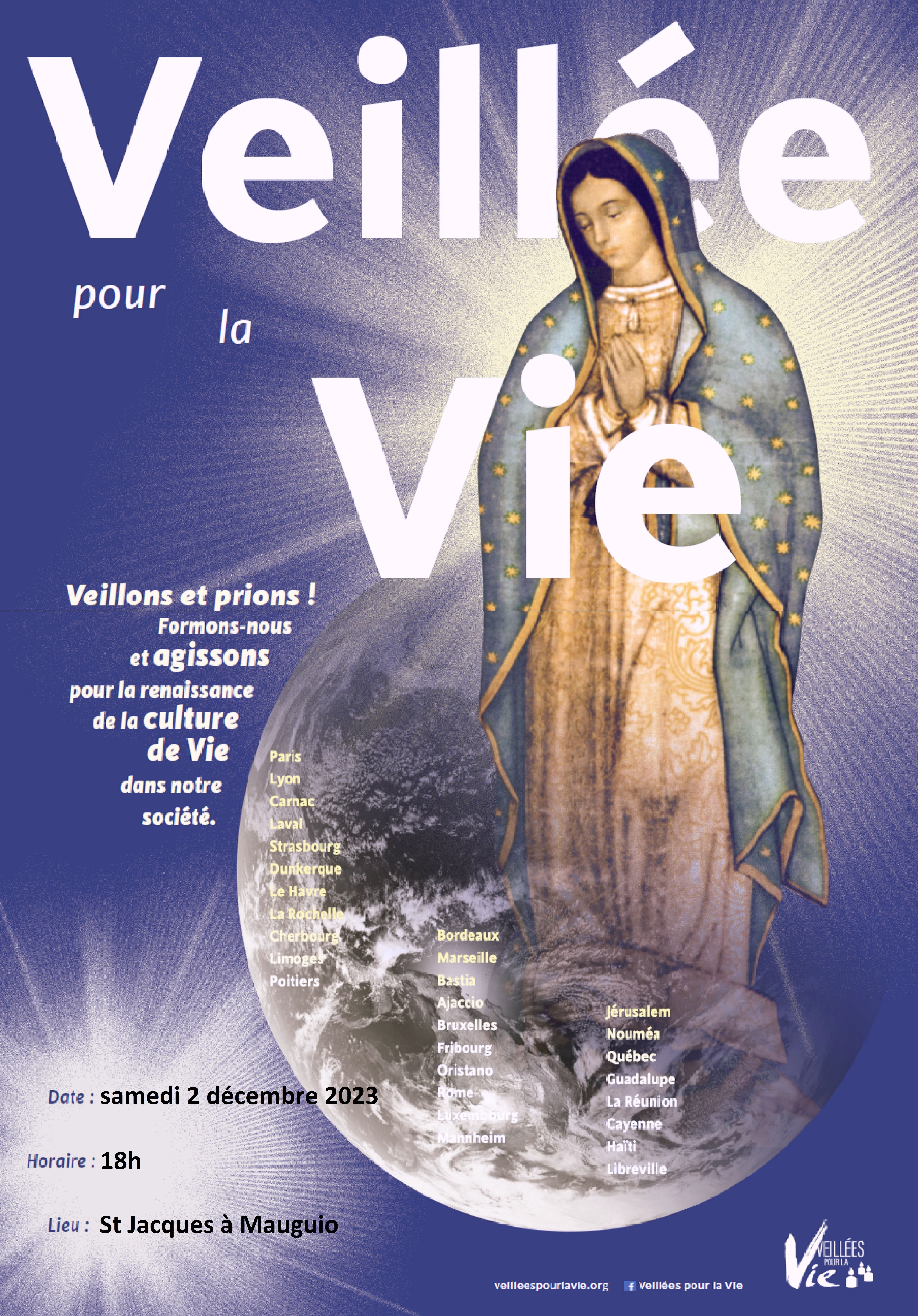 Veillée de prière et d'adoration pour la vie
