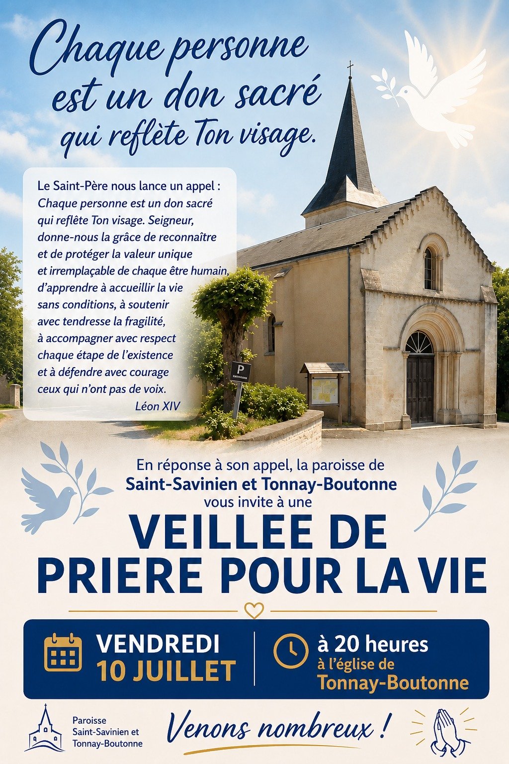 Veillée de prière pour la vie