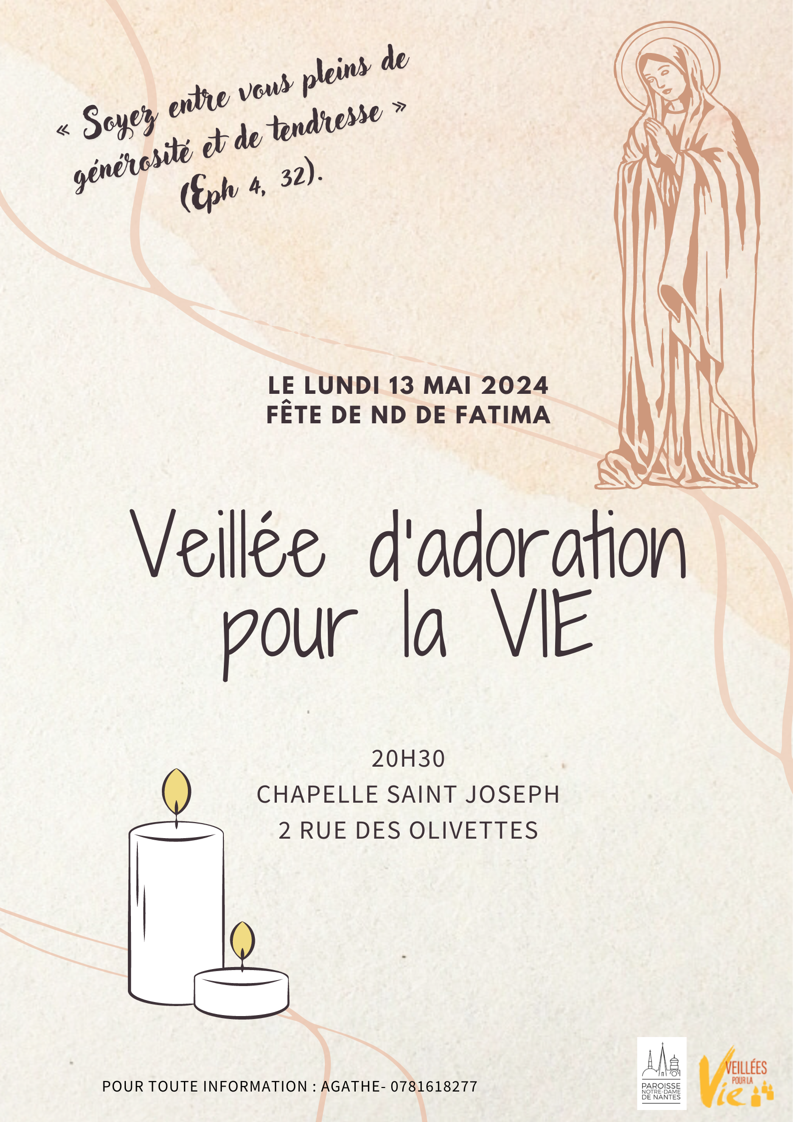 Veillée d'adoration pour la vie