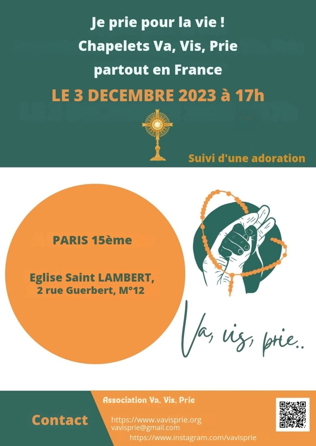 Chapelet+ veillée